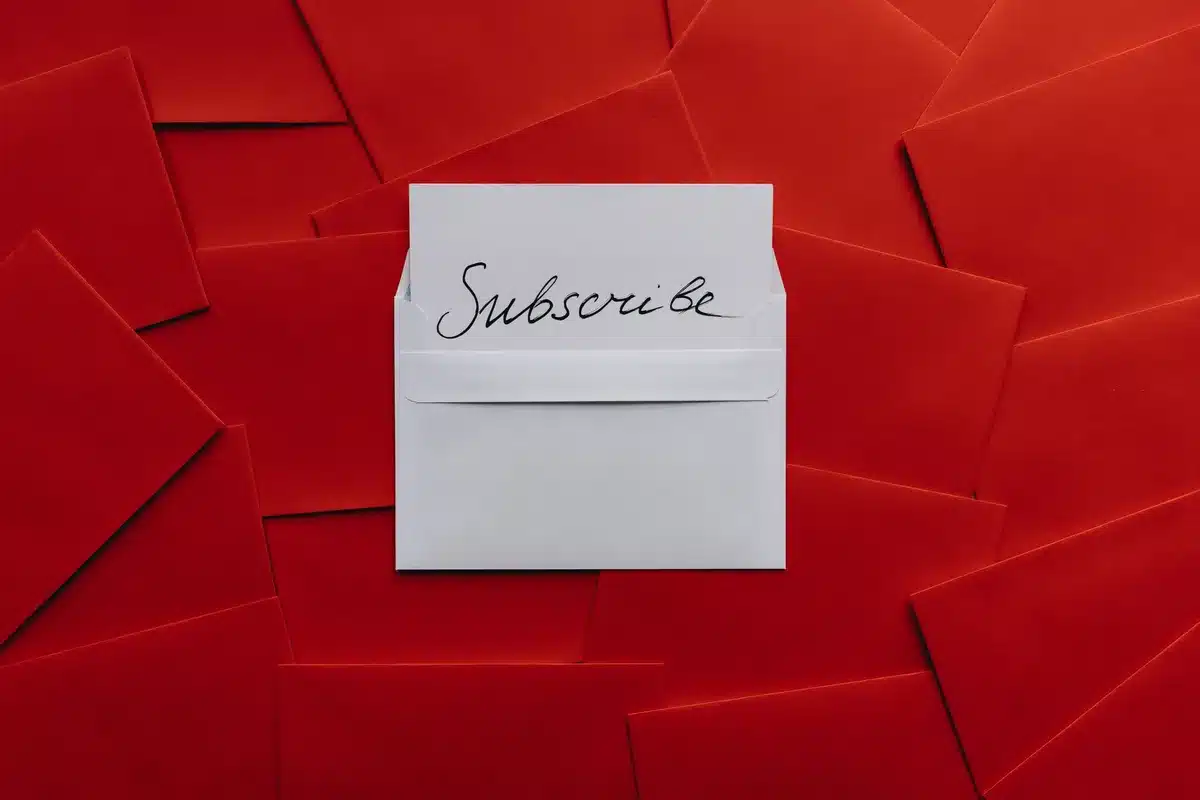 Stacks of mail-in ballots in envelopes with official markings