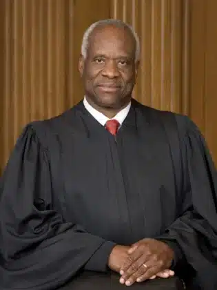 Clarence Thomas gets emotional recalling promise to honor grandparents
