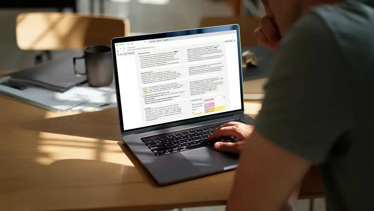 A laptop displaying immigration policy documents and statistics, representing government action on citizenship | immigration policy documents