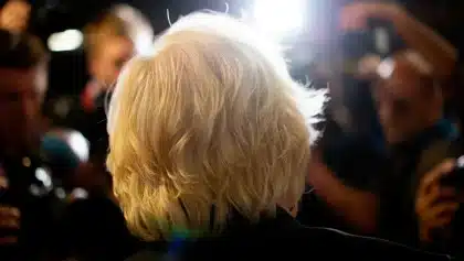 Trump sparks wig speculation with noticeably fuller hair at Las Vegas event