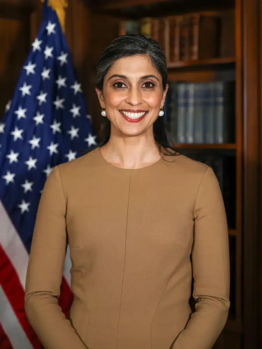 Usha Vance opens up about family life, fashion and managing public attention