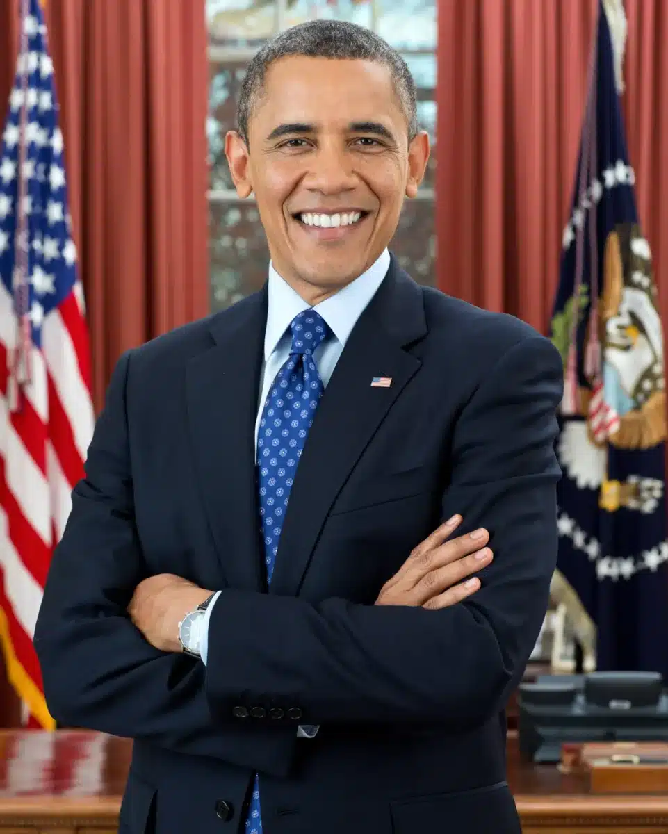 Barack Obama hailed democracy at presidential centre opening