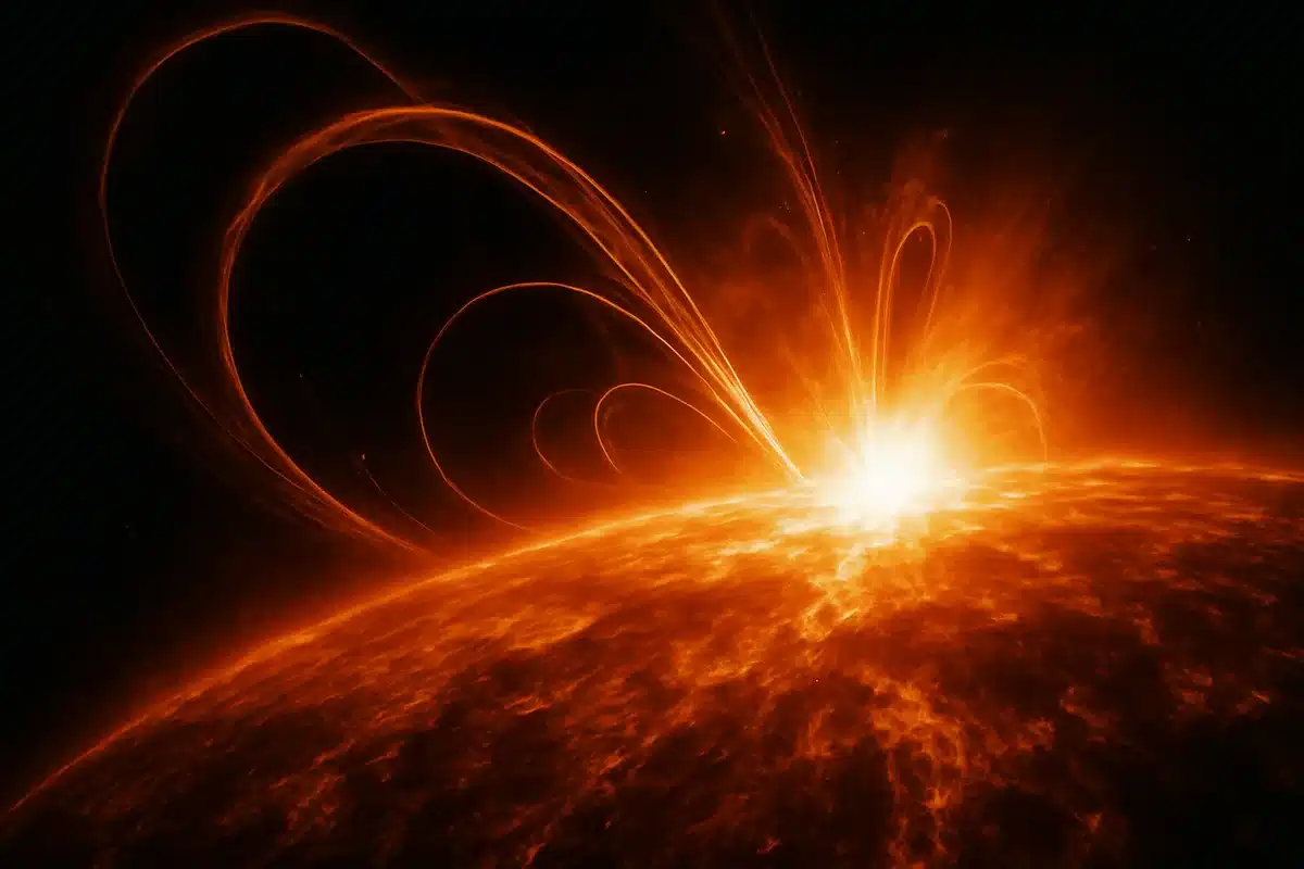 Solar storm activity surges as returning sunspot fires M-class flare
