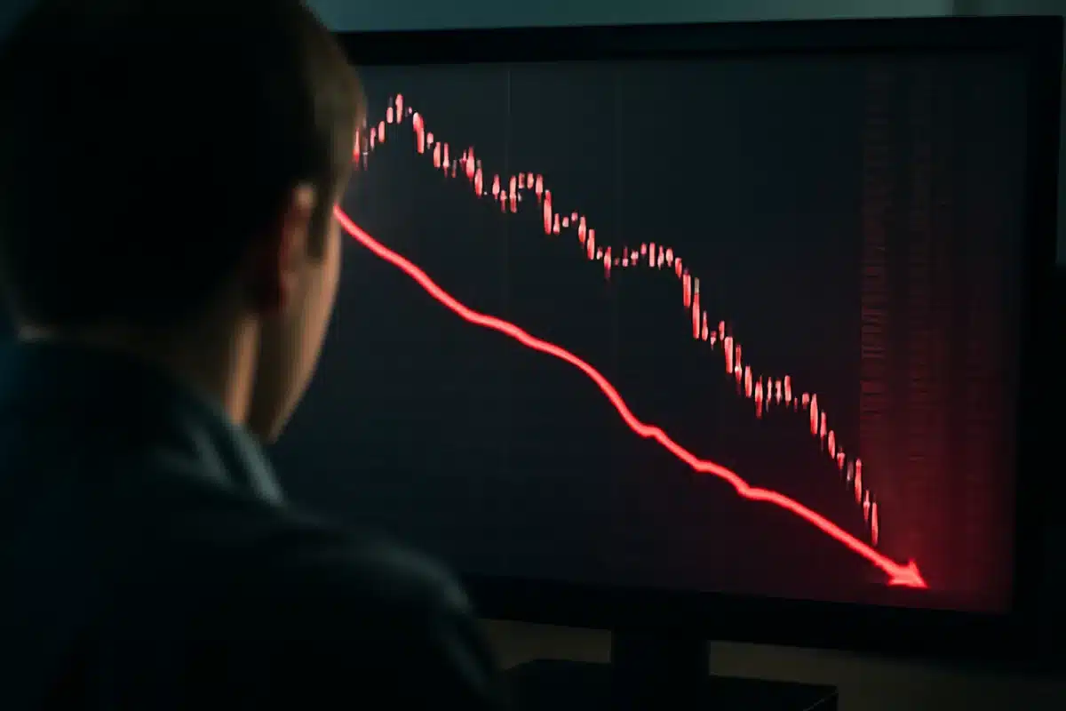 Stock market falls as oil surges on Middle East tensions