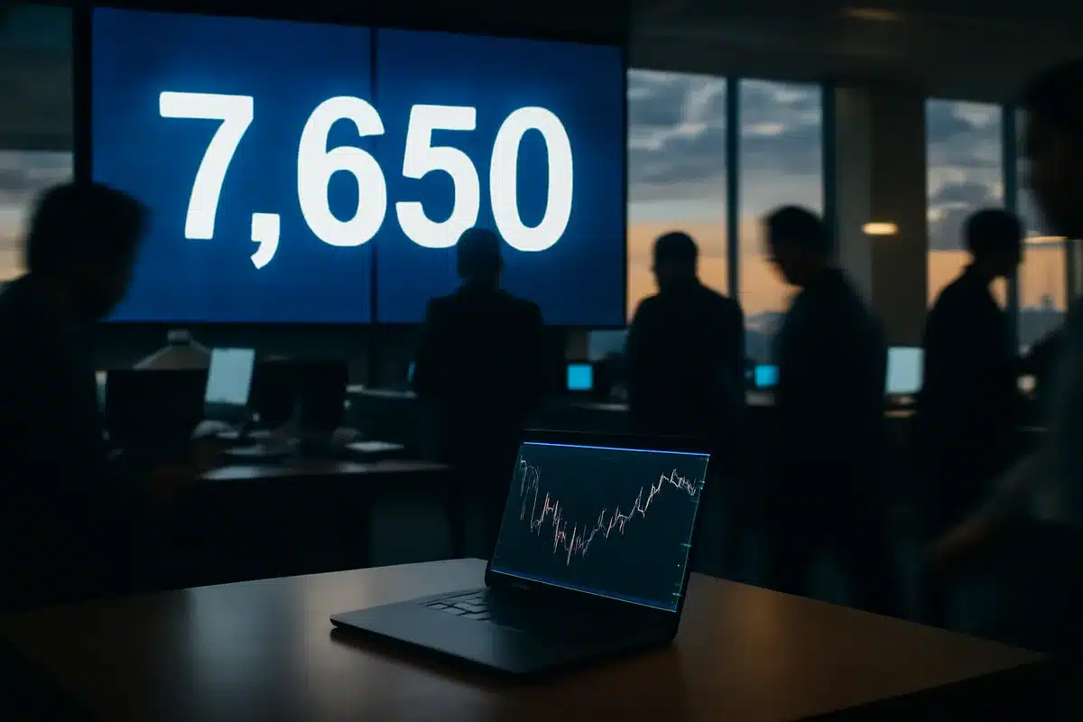 Stock market today: S&P 500 edges up to 7,650.50, Nasdaq gains