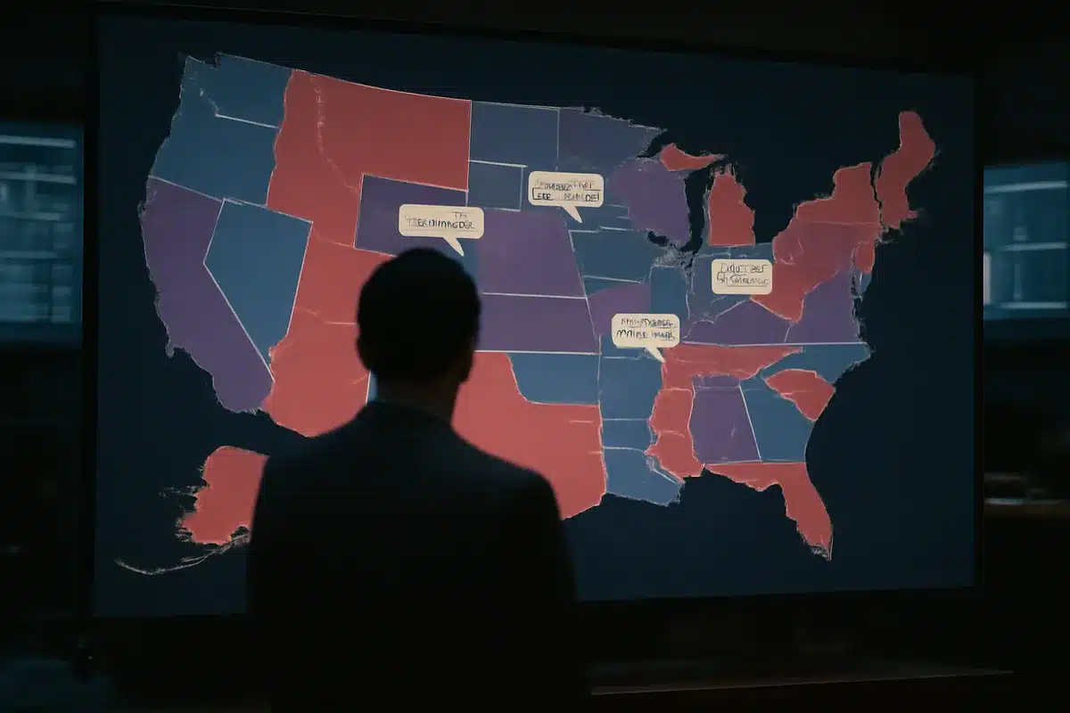 Trump's approval map shows support underwater in every swing state