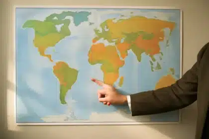 US map debate includes UN's equal-area vote and Trump's shared expansion map
