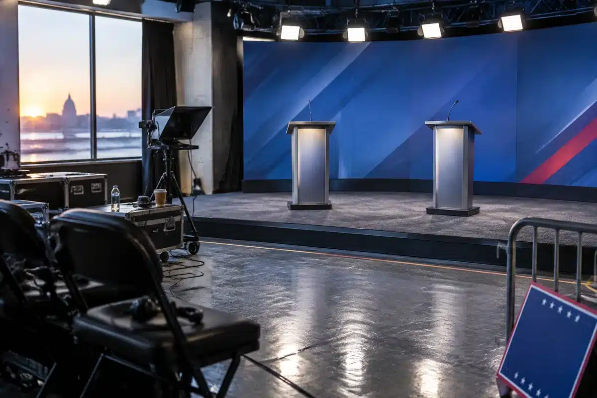 Josh Turek sparred with Ashley Hinson in Iowa debate as polls show split race
